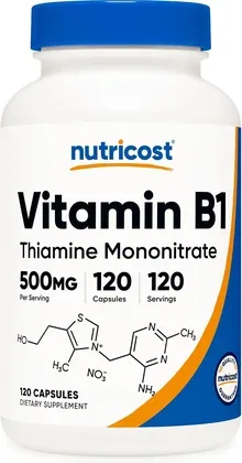 Thiamine (Vitamin B1) packaging