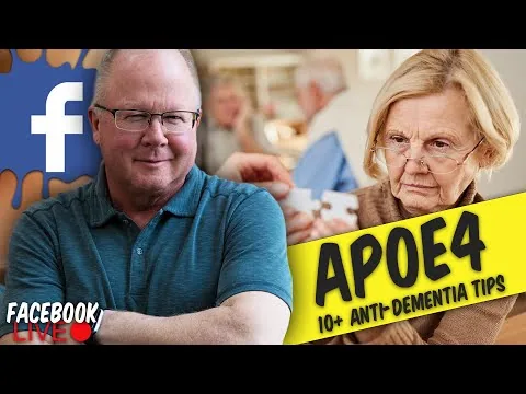 APOE-4 Anti-Dementia Facebook Live Tips! | Facebook Live with Dan Purser MD video thumbnail