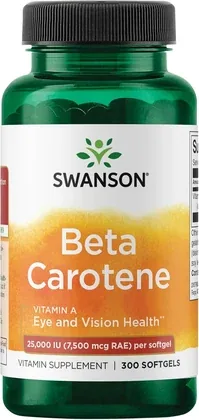 Beta Carotene (Vitamin A) packaging