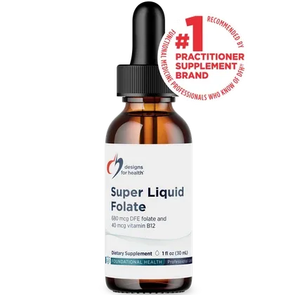 Super Liquid Folate packaging