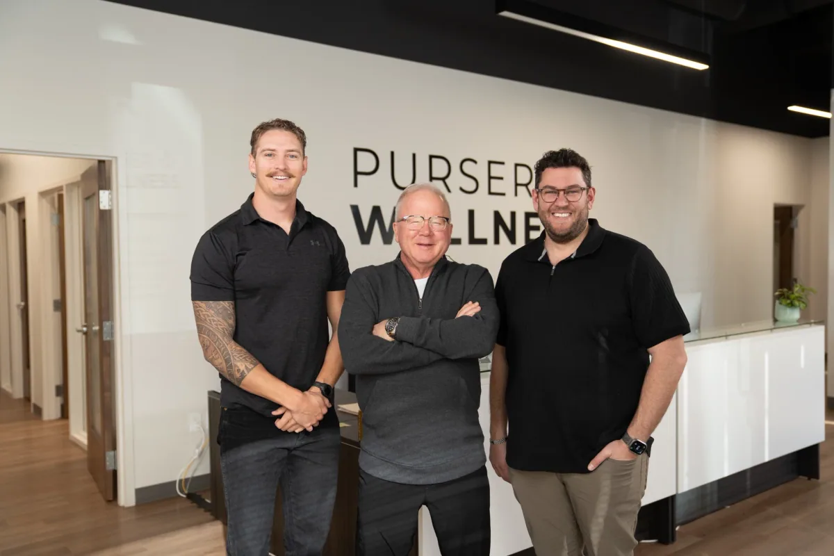 Dr. Dan Purser and colleagues at the Purser Wellness clinic